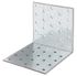 Equerre d'assemblage multi-trous galvanisé 100 x 100 x 100 mm