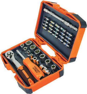 Coffret de douilles et embouts de 38 pièces FISCHER DAREX
