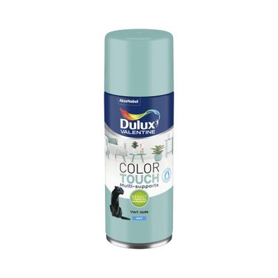 AEROSOL DE PEINTURE COLOR TOUCH VERT JADE MAT 400 ML DULUX VALENTINE