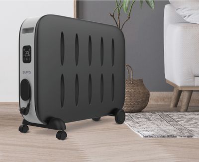 Radiateur bain d'huile électrique mobile CERAM DUO 2022 2000W noir - SUPRA