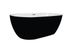 Baignoire îlot noire 170 x 80 cm Orelia BALNEO