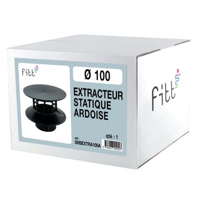 Extracteur statique Ø100 ardoise - FITT