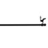 Tringle de vitrage extensible de 40 à 65 cm diam 9 mm Finition noir mat - MOBOIS