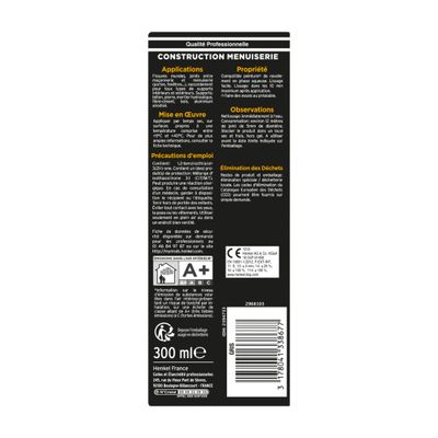 Mastic Acrylique Bâtiment Gris 300 ml ELCH PRO