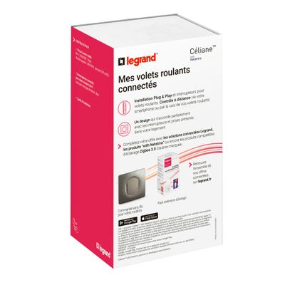 Pack de démarrage volets roulants connectés Blanc - Céliane with Netatmo LEGRAND