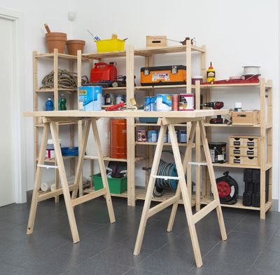 Treteau pin hauteur 1m00