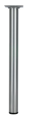 Pied de table basse rond gris diamètre 30 x 350 mm