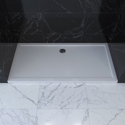 Receveur de douche 80x140 cm acrylique blanc Pure 2 - AURLANE