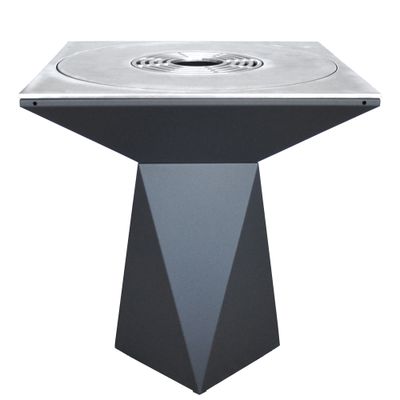 Brasero de cuisson G1 graphite avec plaque plancha, grille et couvercle de protection  ARTISS