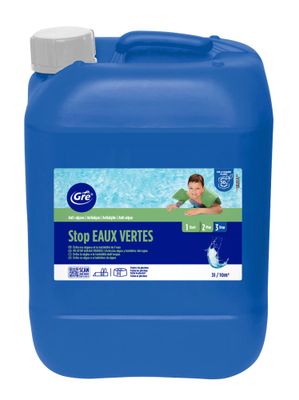 Floculant piscine stop eaux vertes 5 litres GRE