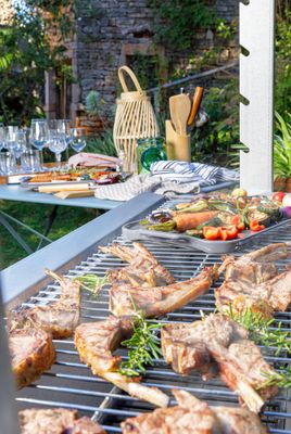 Barbecue à charbon de bois TITAN - SOMAGIC Livraison à domicile incluse