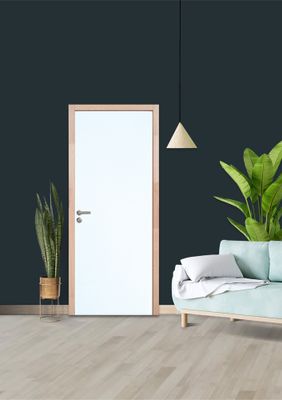 Bloc-porte palière coupe feu EI 30 H.204 x l.83 cm prépeint poussant gauche - SMIS