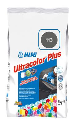 Joint de carrelage ULTRACOLOR 113 gris ciment 2 kg MAPEI