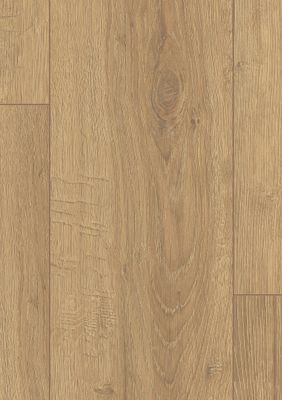 Sol stratifié décor chêne SHERMAN miel ép 8 mm 19,3 x 129,2 cm AC4 compatible pièce humide 1,99m²/pqt EGGER