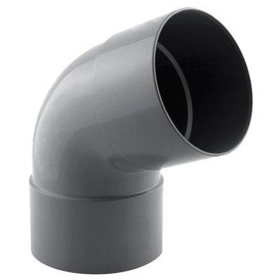 Coude PVC évacuation 67° femelle/femelle Ø100 - FITT