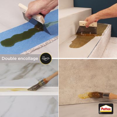 Colle néoprène de contact liquide 650 g PATTEX