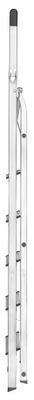 Escabeau 6 marches L40 aluminium - HAILO