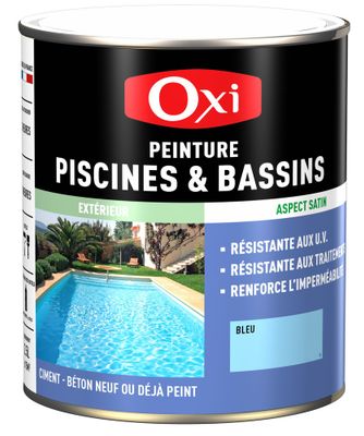 Peinture spéciale piscine et bassin Absolue velours bleu 2.5 l - OXI