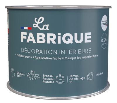 Peinture multi-support velours jaune indien 125 ml - LA FABRIQUE