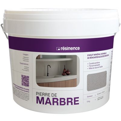Enduit décoration Pierre de Marbre 6 kg - RESINENCE