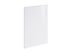 Façade dos pour meuble de cuisine Glossy blanc polaire brillant 85 x 58 cm OFITRES