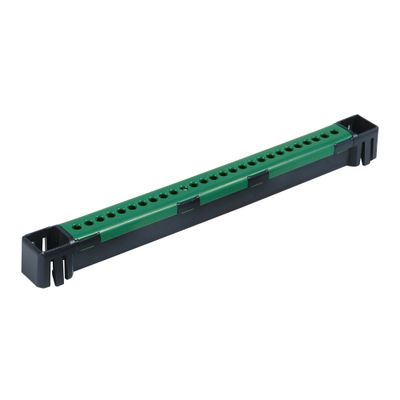 Bornier de terre électrique vert 26 bornes - DEBFLEX