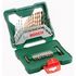 Mallette de 30 pièces pour perçage et vissage bois métal béton Xline Titane BOSCH