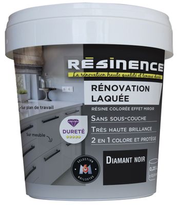Résine de Rénovation Laquée noir diamant 250 ml RESINENCE
