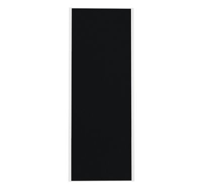 Porte de placard Noir Profil blanc H 248,5 x L 92,2 cm YNGENIO
