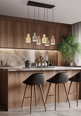 Suspension E27 Agudo multicolore 6x40W - TRIO