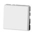 Bouton poussoir encastrable avec voyant lumineux 2 modules Blanc - Mosaic LEGRAND