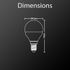 Ampoule LED E14 5,3 = 470 lumens blanc chaud - XANLITE