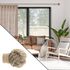 Embout déco boule en corde à visser en bois diam 28 mm Finition Bois - MOBOIS