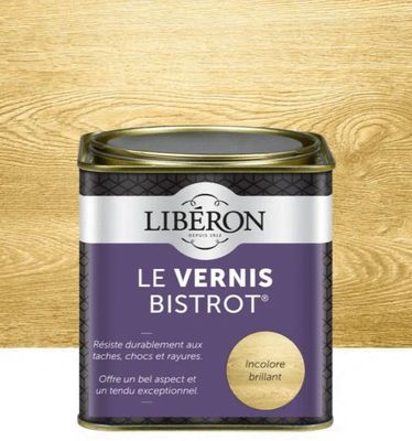 Vernis bistrot incolore satin 0,5 L - LIBERON