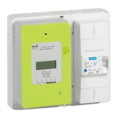 Platine pour compteur électronique et disjoncteur d'abonné 13 modules - Drivia LEGRAND
