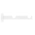 Support ouvert double en métal diam 20 mm Finition Blanc mat - MOBOIS