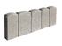 Bordure de jardin palissade béton ton pierre 50 x 20 x 5 cm GGI