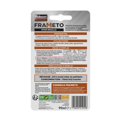 Traitement anti-rouille FRAMETO 90 mL RUBSON