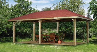 Tonnelle Carport -  651 - 500 x 115 cm Livraison gratuite domicile WEKA