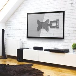 Support Mural TV, Support TV Orientable et Inclinable pour