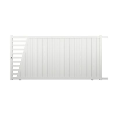 Portail coulissant aluminium PIVOINE l.3,60 x H.1,78 m blanc livraison directe à domicile GARDEN GATE