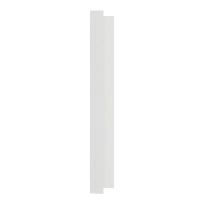Plaque de finition 3 postes Odace 2025 Métal effet céramique blanc / blanc - SCHNEIDER ELECTRIC