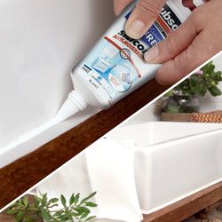 Mastic Silicone bain et cuisine Pure anti-moisissures transparent