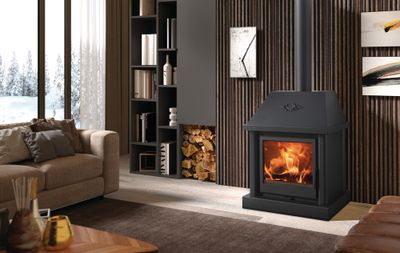 Poêle à bois 9,8 kW LA MANCHA 7 étoiles flammes vertes, Livraison à domicile incluse - PANADERO