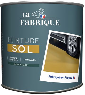 Peinture spéciale sol blanc perle satin 0,5 L - LA FABRIQUE