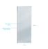 Paroi de douche à l'italienne 80x200 cm profilé chrome verre fumé 8 mm Parma - AURLANE
