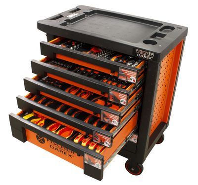 Servante équipée de 159 outils FISCHER DAREX