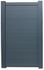 Portillon Modern aluminium gris 1 x 1,8 m