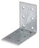 Equerre d'assemblage multi-trous galvanisé 60 x 60 x 40 mm