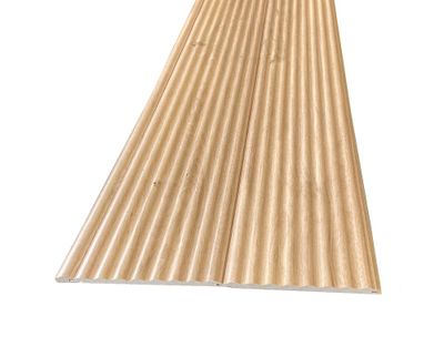 Lot 3 panneaux bois décoratifs MDF ondulés revêtus chêne - 14 x 213 x 2500 mm - AJ TIMBER